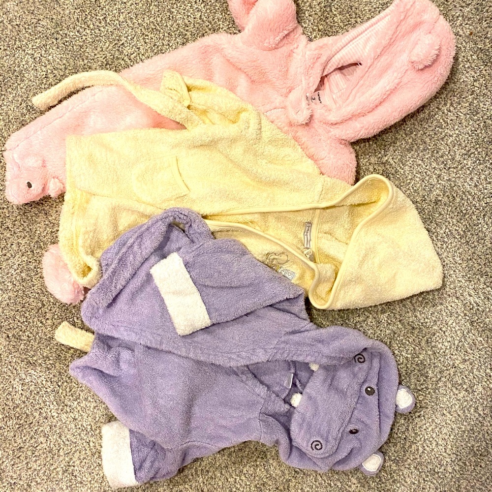 Baby girl robes